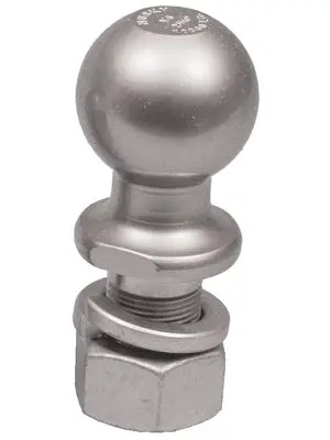 Husky Towing 33853 Heavy-Duty 2" Trailer Ball – 8,000 Lb Capacity, 1-1/4" Shank Diameter, 2-5/8" Shank Length 1