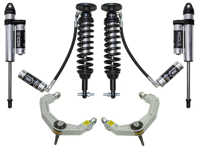 Icon Vehicle Dynamics K93084 – Stage 4 Lift Suspension System For 2015–2020 Ford F-150 4Wd (2–2.63" Lift W/ Billet Ucas) 1