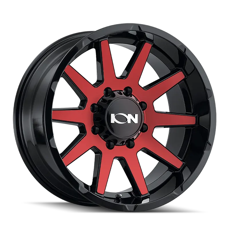 Ion Gloss Black & Red Machined Alloy Wheel – 20X10, 6X139.7, -19Mm Offset, 106Mm Cb 1