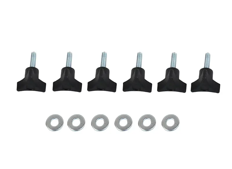 Kentrol Door Hinge Liners For Jeep Cj/Yj/Tj – Powder-Coated Black, 2-Door Set (70006) 1