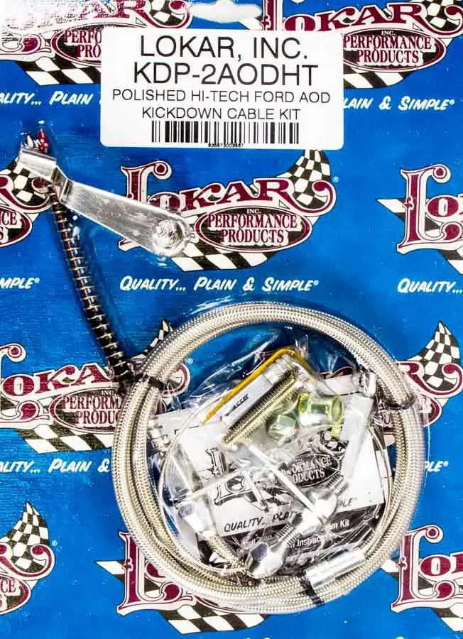 Lokar Kd-P2Aodht Polished Hi-Tech Aod Transmission Kickdown Linkage 1