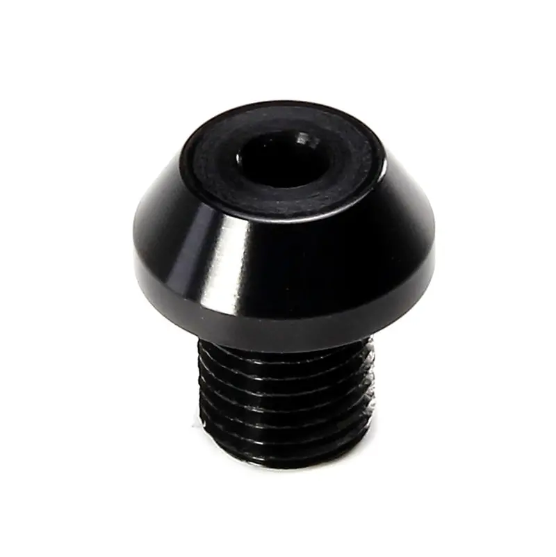 Lokar Xdk-009 High-Tech Black Dash Knob Bezel – 7/16"-28 Thread 1