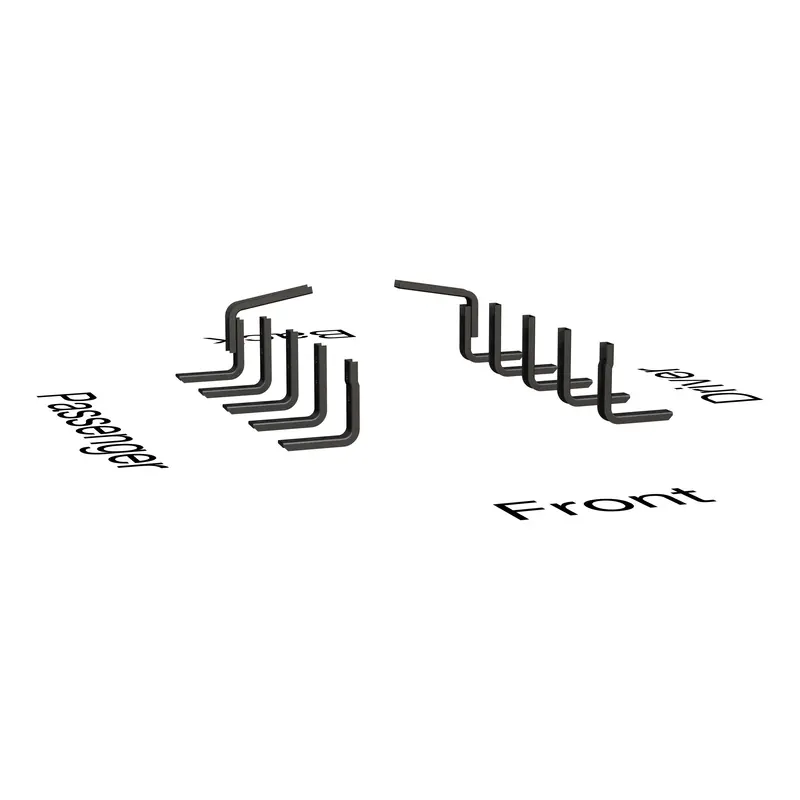 Luverne 400829 Grip Step/Regal 7 Mounting Brackets — Width-To-Width Installation 1