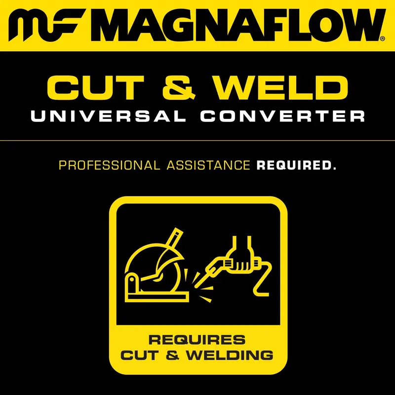 Magnaflow 333506 Carb-Certified Universal Catalytic Converter – 2.5-Inch Inlet/Outlet 2