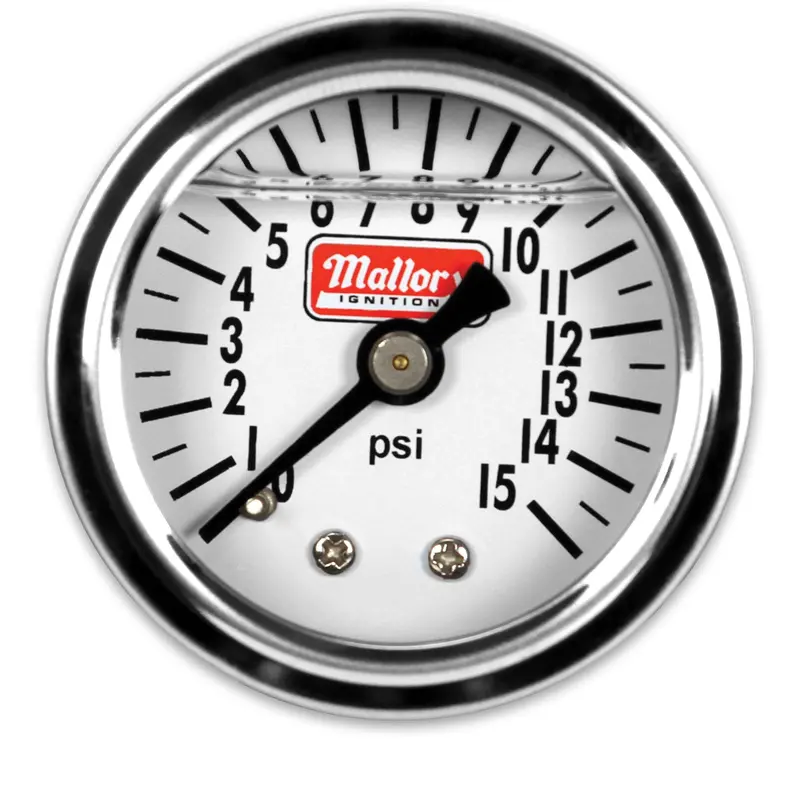 Mallory 29138 Mechanical Fuel Pressure Gauge – 0–100 Psi Range With 1/8" Npt Fitting 1