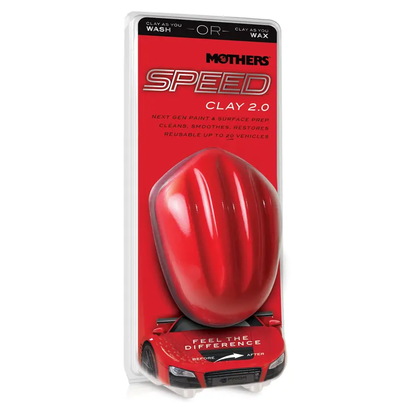 Mothers Speed Clay Bar 2.0 – Professional-Grade Surface Decontamination Tool 1
