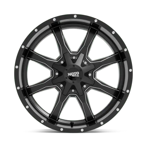 Moto Metal Mo970 22X10 Matte Black & Milled Wheel — 5X5.0/5.5", -18Mm Offset 1