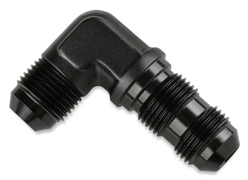 Mr Gasket 483310-Bl Black Anodized 90-Degree -10An Male-To-Male Bulkhead Fitting 1