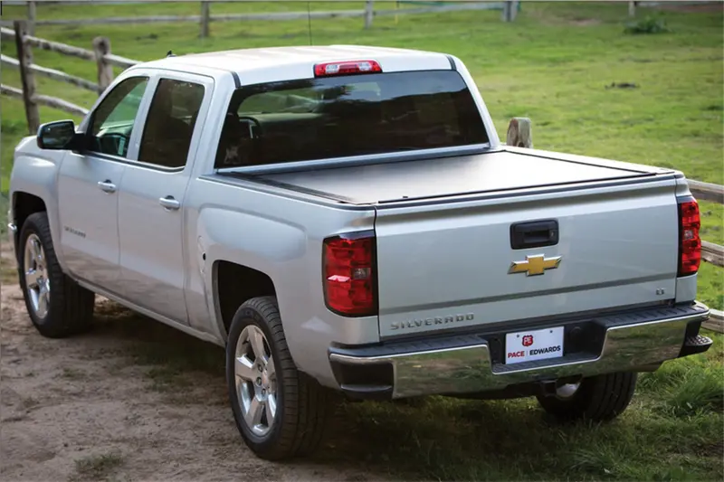 Pace Edwards Jrca04A26 Jackrabbit Retractable Tonneau Cover – Hard Folding Truck Bed Cover Kit 1