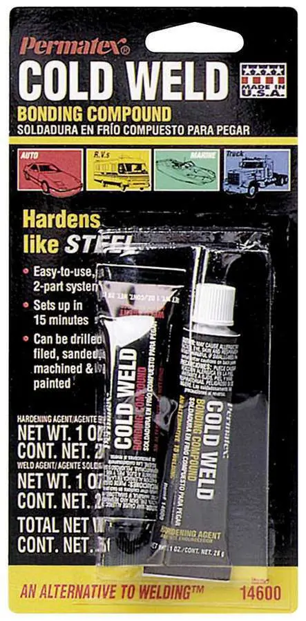 Permatex 14600 Cold Weld Structural Repair Kit 1