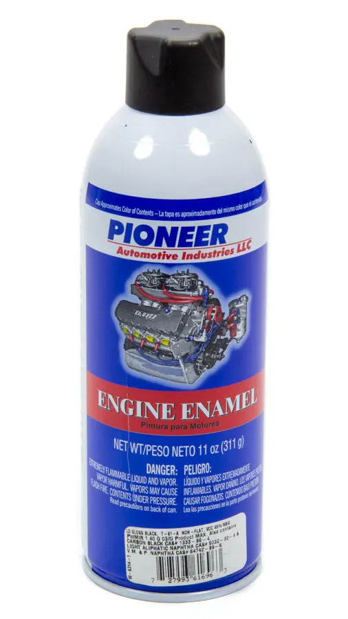 Pioneer T-61-A Semi-Gloss Black Engine Paint 1