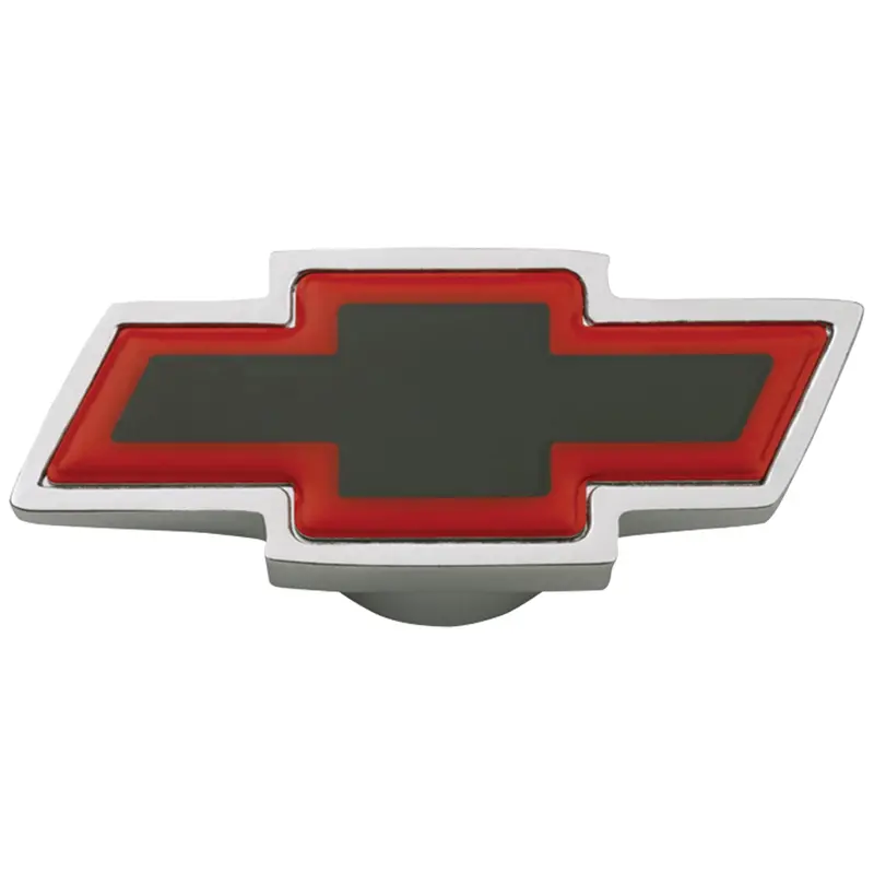 Proform 141-333 Air Cleaner Center Nut – Large Chevy Bowtie Style, Black With Red Center 1