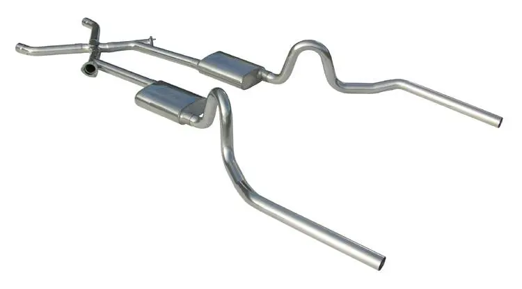 Pypes Sga14Ss Stainless Steel Exhaust System – Crossmember-Back Design For 1964–1974 A-Body Cars 1