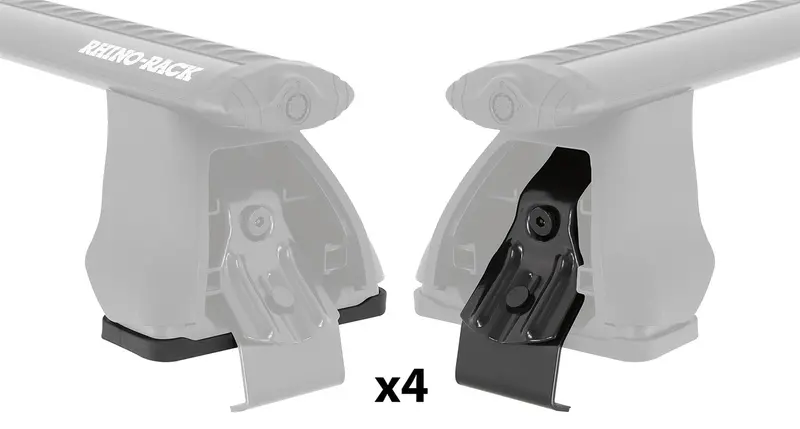 Rhino-Rack Dk378 Fit Kit – Includes 4 Pads & 4 Clamps For 2500 Series Roof Racks 1