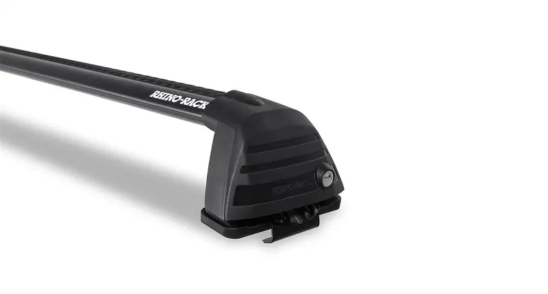 Rhino-Rack Rv0343B Vortex Roc25 Flush-Mount Roof Rack – Dual-Bar System, Black Anodized Aluminum 1