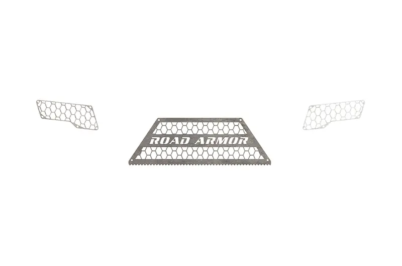Road Armor 4102Drmh Hyve-Mesh Rear Bumper – Raw Stainless Steel 1