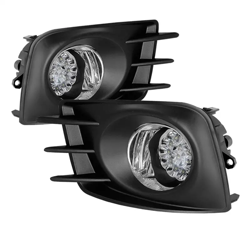 Spyder Auto Led Fog Light Kit – Clear Lens, Includes Bulbs & Switch, Pair (5070531) 1