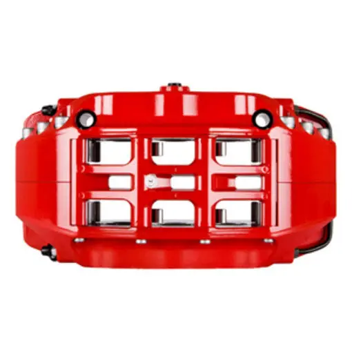 Stoptech 83.838.6700.71 Big Brake Kit – Front, Red Calipers, Drilled Two-Piece Rotors 2