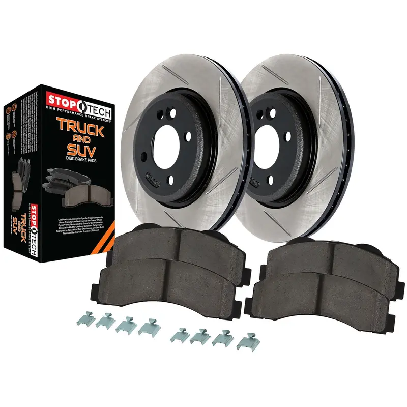 Stoptech 970.65093 Stoptech Truck Axle Pack; Slotted; Front 1
