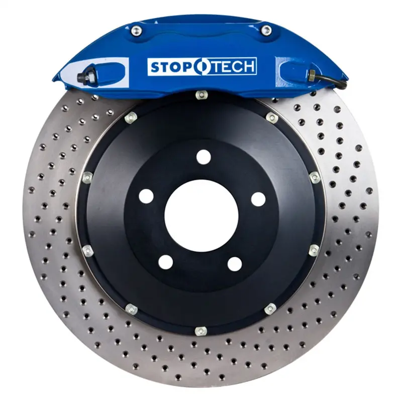 Stoptech Big Brake Front Kit – Two-Piece Slotted Rotors (83.100.4300.22) 1