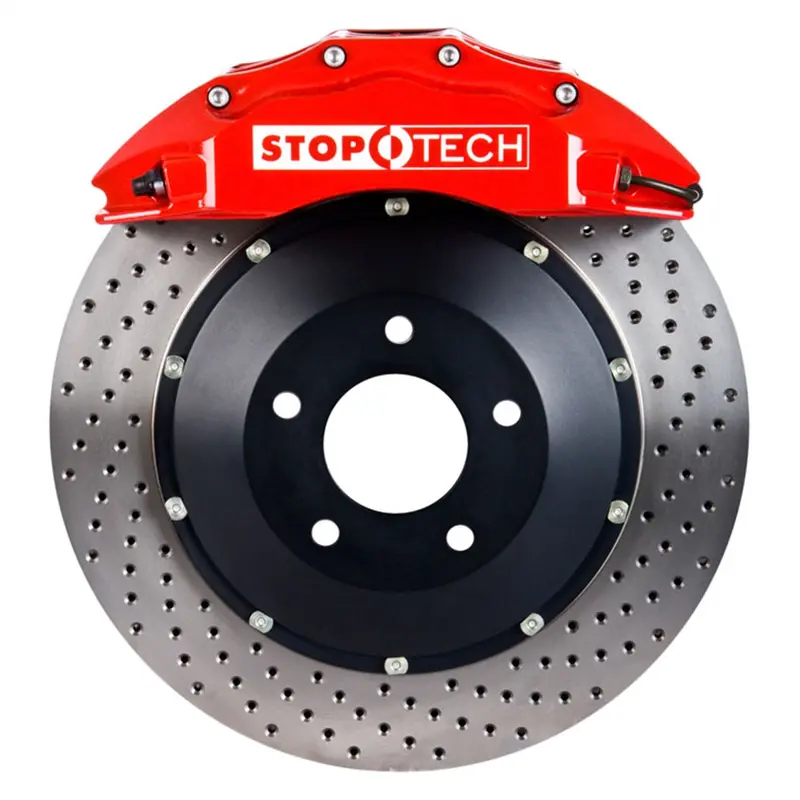 Stoptech Big Brake Kit – Two-Piece Front Rotors (Model 83.191.6800.72) With Enhanced Cooling 1