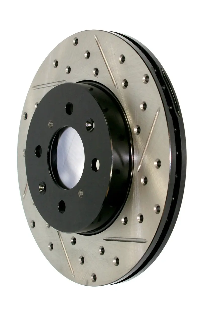 Stoptech Cryo-Treated Sport Brake Rotor – Rear Left, Drilled & Slotted (127.66052Cl) 1