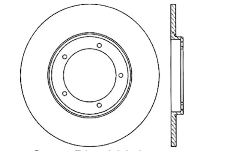 Stoptech Front Right Drilled & Slotted Sport Brake Rotor (127.37000R) 2