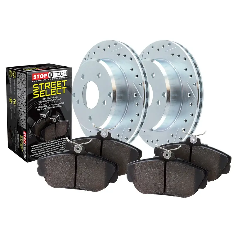 Stoptech Select Sport Front Axle Pack – Drilled/Slotted Brake Kit (928.61032) 1