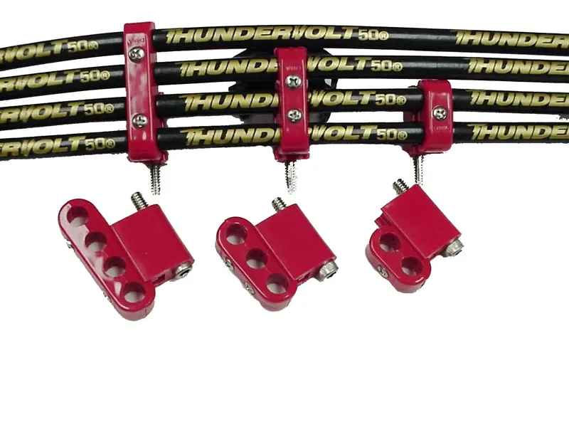 Taylor Cable 42502 V8 Vertical Wire Loom Kit For Engine Bay Organization 1