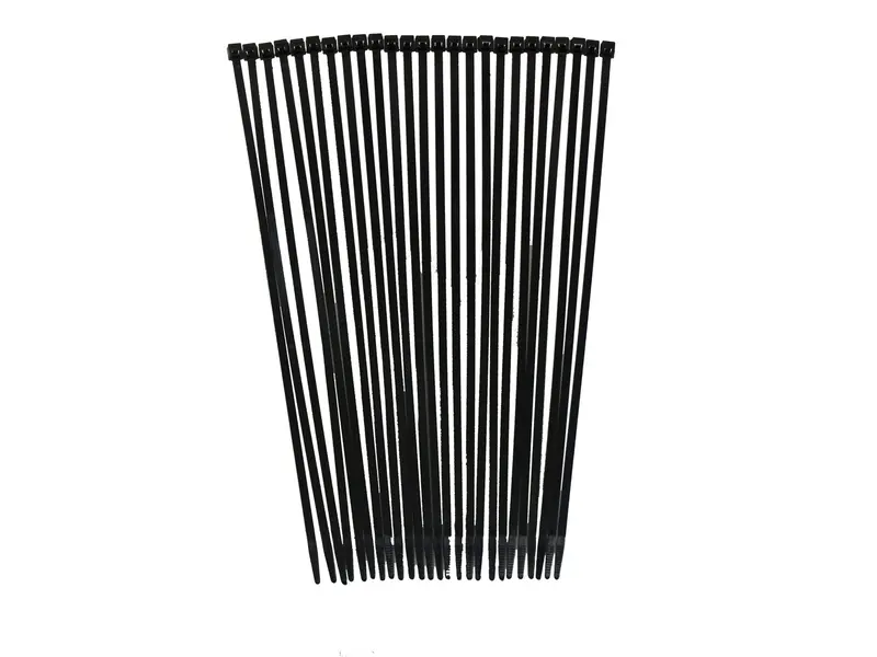 Taylor Cable 43002 Heavy-Duty Nylon Wire Tie Pack – 8 Inch Length, Black, 25 Count 1