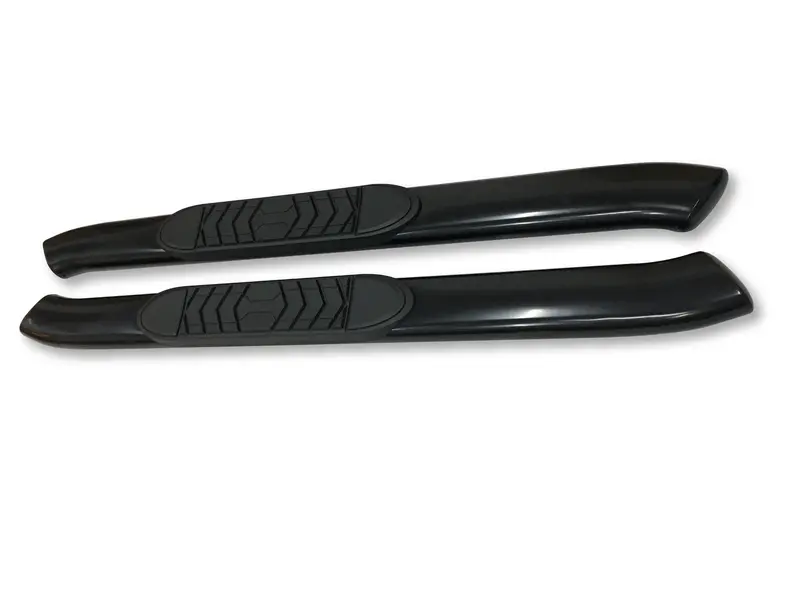 Trailfx A7071B 5" Oval Bent Steel Rocker Panel Mount – Black Powder Coated 1
