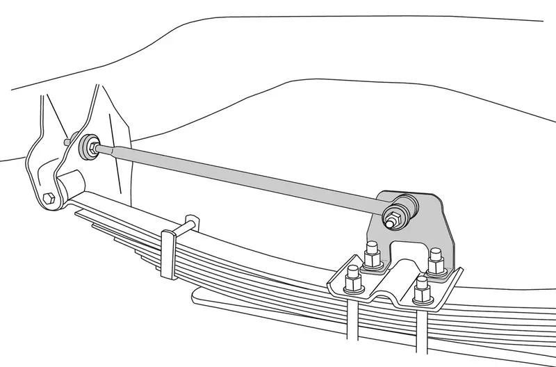 Tuff Country Traction Bars – Designed For 1994–2001 Dodge Ram 1500 & 1994–2002 Ram 2500/3500 4Wd 1