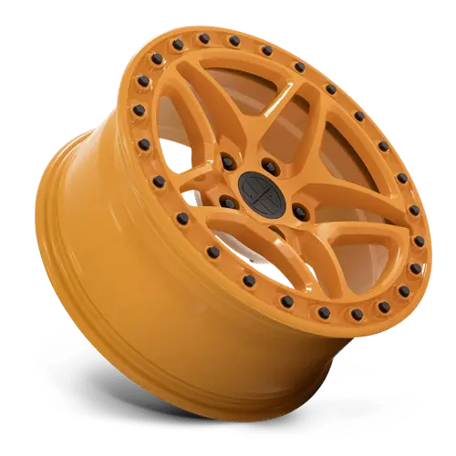 Victor Equipment Alloy Wheel – 17X8 In., 5X130 Mm, Gloss Orange/Black Finish, 10 Mm Offset (1780Brg105130J71) 1