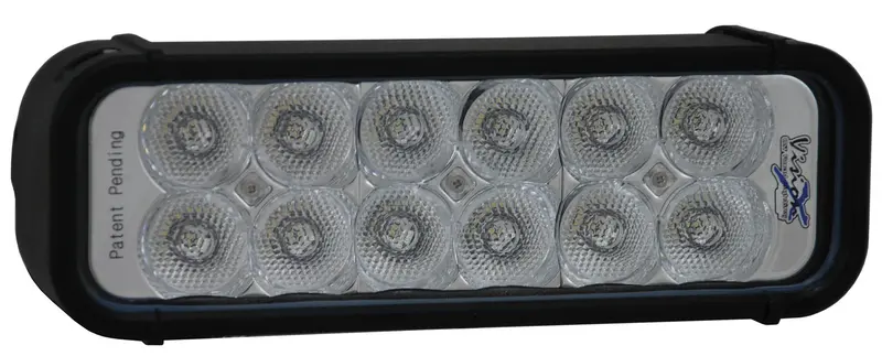 Vision X 4007369 8" Led Light Bar – Black Housing, 12 X 3W Flood Beam Leds 1
