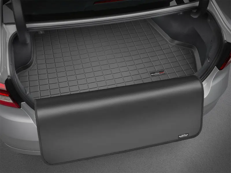 Weathertech 41805Sk – Tan Cargo Liner With Rear Bumper Protector For Second-Row Seating 1