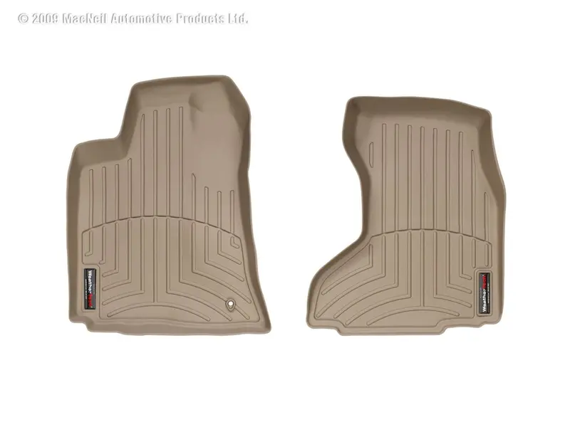 Weathertech 451631 Digitalfit Tan Front Row Floor Liners 1