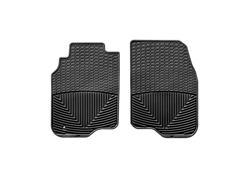 Weathertech W89 All-Weather Floor Mats – Black, Front Row Only 1