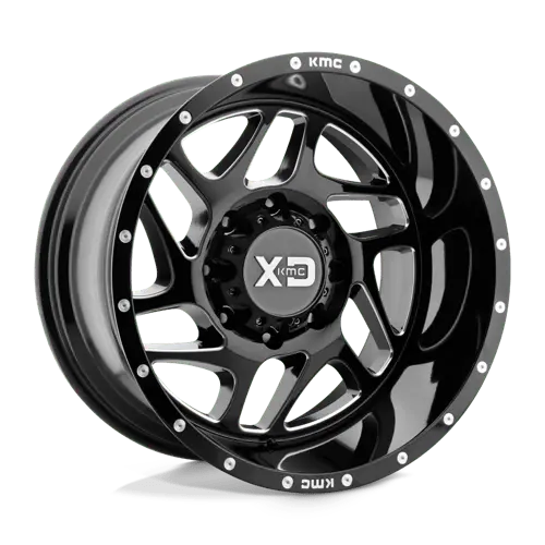 Xd Off-Road Wheel – 20X9", 5X5", Gloss Black Machined Face, Zero Offset (Xd83629050300) 1