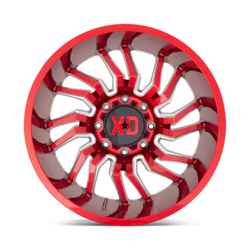 Xd Xd858 22X10 Inch Alloy Wheel – 6X135 Bolt Pattern, Gloss Red Machined Face, -18Mm Offset 1