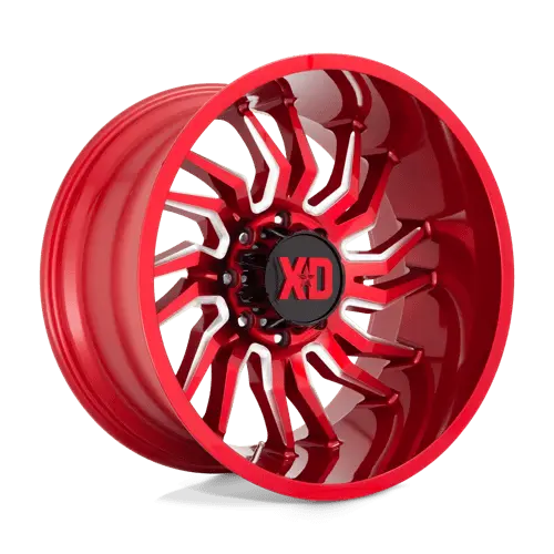 Xd Xd858 22X10 Inch Alloy Wheel – 6X135 Bolt Pattern, Gloss Red Machined Face, -18Mm Offset 2