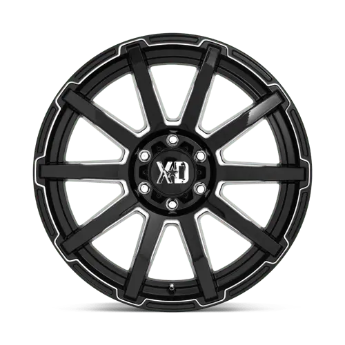 Xd847 22X10 Inch Forged Alloy Wheel – 6X5.5 Bolt Pattern, Gunmetal Black Machined Face, -18Mm Offset 2